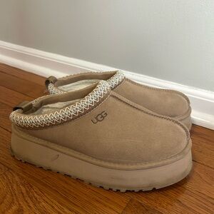 UGG Brown Platform Slip-Ons
